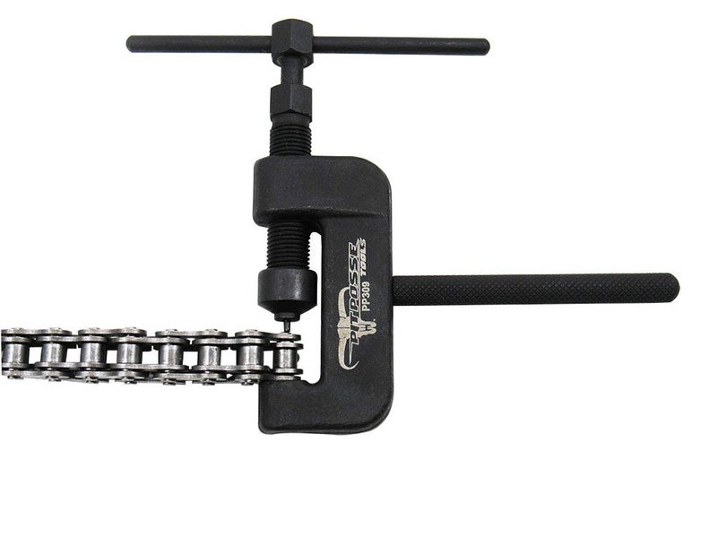 Pit Posse PP309 Chain Breaker and Riveting Tool - 16-Piece Motorcycle Chain Cutter Tool Kit - User-Friendly & Practical - Premium Quality Sturdy Design - Includes Carrying Case - Image 3